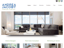 Tablet Screenshot of andreajacoby.com